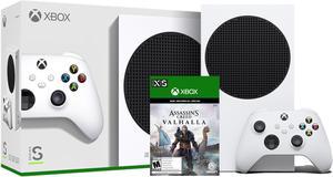 2021 New Xbox All Digital 512GB SSD Console - White Xbox Console and Wireless Controller with Assassin’s Creed Valhalla Full Game