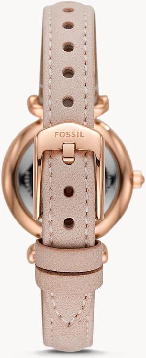 Fossil ES4839 Carlie Mini Three-Hand Nude Leather Watch