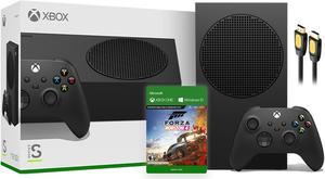 Microsoft Xbox Series S 1TB Black Console and Wireless Controller Bundle with Forza Horizon 4 Full Game and Mytrix High Speed HDMI
