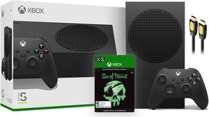 Microsoft Xbox Series S 1TB Black Console and Wireless Controller Bundle with Sea of Thieves Full Game and Mytrix High Speed HDMI