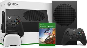Microsoft Xbox Series S 1TB Black Console and Wireless Controller Bundle with Forza Horizon 4 Full Game and Mytrix Controller Protective Case