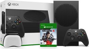 Microsoft Xbox Series S 1TB Black Console and Wireless Controller Bundle with Gears 5 Full Game and Mytrix Controller Protective Case