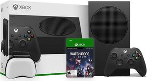 Microsoft Xbox Series S 1TB Black Console and Wireless Controller Bundle with Watch Dogs: Legion Full Game and Mytrix Controller Protective Case