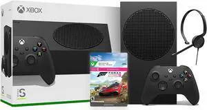 Microsoft Xbox Series S 1TB Black Console and Wireless Controller Bundle with Forza Horizon 5 Full Game and Mytrix Chat Headset