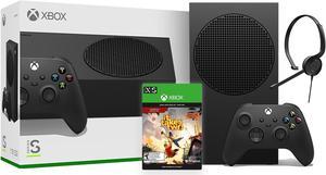 Microsoft Xbox Series S 1TB Black Console and Wireless Controller Bundle with It Takes Two Full Game and Mytrix Chat Headset