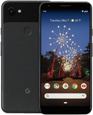 2019 Google Pixel 3a XL 64GB LTE Cell Phone Unlocked Just Black  6 Full HD 2160 x 1080 OLED 122MP camera Qualcomm Snapdragon 670 Android 90 Pie OS Free unlimited Google Picture storage