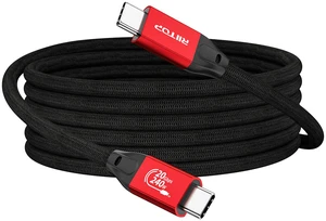 RIITOP 20Gbps USB C to USB C Monitor Cable, 8K@30Hz / 4K@60Hz Video, 240W Charging, 20Gbps Data Transfer, Works with CarPlay and Android Auto RIITOP 20Gbps USB C to USB C Monitor Cable, 8K@30Hz / 4K@60Hz Video, 240W Charging, 20Gbps Data Transfer, Works with CarPlay and Android Auto