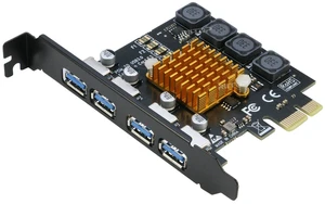 4 Port USB3.0 PCIe Expansion Card Adapter (No need power supply), Hi Speed 5Gbps UASP For Desktop PC Computer Windows Server, XP,7, Vista, 8, 8.1, 10, Build in Self-Powered 4 Port USB3.0 PCIe Expansion Card Adapter (No need power supply), Hi Speed 5Gbps UASP For Desktop PC Computer Windows Server, XP,7, Vista, 8, 8.1, 10, Build in Self-Powered