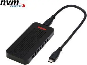 RIITOP NVMe Enclosure External M.2 PCI-e NVMe to USB C Adapter Enclosure Case (Gen 2) 10Gb for Samsung M-Key PCIe M.2 NVMe 960 970 Pro EVO SSD, Intel PM951 600P SSD - Aluminum in Black RIITOP NVMe Enclosure External M.2 PCI-e NVMe to USB C Adapter Enclosure Case (Gen 2) 10Gb for Samsung M-Key PCIe M.2 NVMe 960 970 Pro EVO SSD, Intel PM951 600P SSD - Aluminum in Black