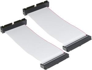 RIITOP IDE Extension Cable IDE Male to Female 40 Pin for 3.5 inch PATA HDD Hard Drive 6inch 15cm (2Pack)