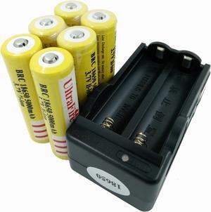 UltraFire 5000MAH Li-ion 18650 3.7V Rechargeable Battery Blue Batteries