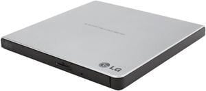 LG Electronics 8X USB 2.0 Portable DVD RW External Drive,  (Silver) GP65NS60