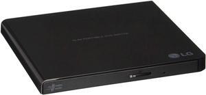 LG Electronics 8X USB 2.0 Portable DVD RW External Drive (Black) GP65NB60
