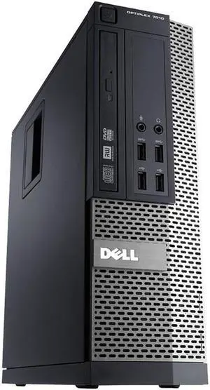 Dell OptiPlex 7010, Small Form Factor, Intel Core i7-3770 @ 3.40 GHz, 8GB DDR3, NEW 500GB SSD, DVD-RW, Wi-Fi, USB to HDMI Adapter, NEW Keyboard + Mouse, Microsoft Windows 10 Home 64-bit