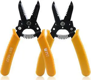 BST-5022 Portable Steel Wire Cable Stripper Pliers Knife Wire Stripper Cutters Terminal Crimping Stripping Cutting Pliers