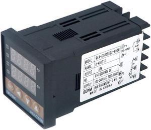 PID Digital Intelligent Temperature Controller REX-C100FK02-V*DN 0-400°C K Type Input SSR Output (100-240V DK short)