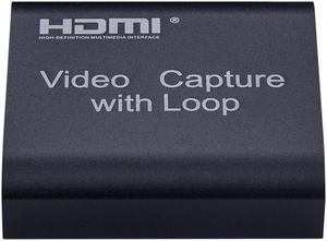 4K Input 1080P Output HDMI High Definition USB Video Capture Card with Loop Capture Card