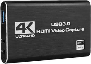 HDMI Video Capture Card 4K Sn Record USB3.0 1080P 60FPS Game Capture Device