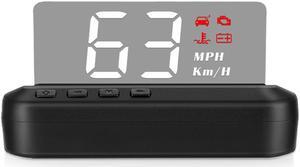 High Definition LED Stereo Imaging Display HUD Head-up Display Speedometer Car Diagnostic Tool OBD? Fault Code Elimination Safe Driving Computer Overspeed Fault Alarm