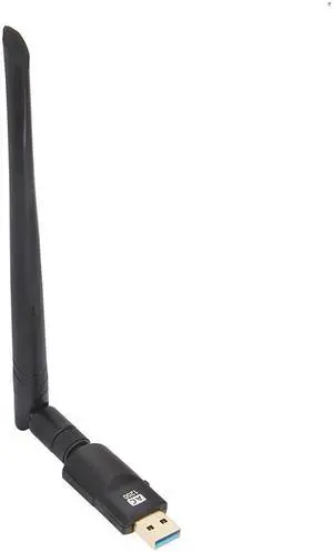 Dual Band 802.11acbgn 1200Mbps Wireless USB 3.0 Wifi Lan Dongle Adapter 2.4G/5Ghz With Antennas for Laptop Desktop Computer