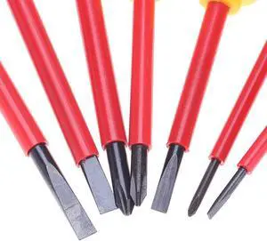 7pcs PH3 / PH5 / PH6 Insulated Screwdriver Set Slotted Cross Screw Driver for Repair Tool