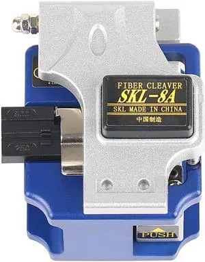 SKL-8A Optical Fiber Cutting Knife Cable Fiber Cleaver Hot Melt Cold Joint General High Precision Optical Fiber Cutting Knife - Blue