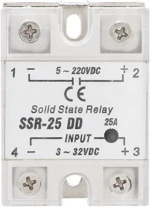 Solid State Relay SSR-25 DD 25A 5-220VDC Solid State Relay For Industrial Automation Process