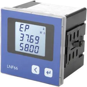 LNF66 Digital 3-phase Voltage Ammeter Digital LCD Display Three-phase Multi-Function Electric Meter with Harmonic Measurement