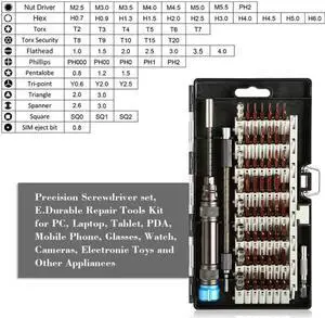 60 in 1 Precision Screwdriver Kits Chrome Vanadium for Cameras Computer Mobile Phone Repair Maintenance Hand Tools Set