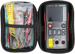 RM409B Digital Multimeter Button 9999 Counts With Analog Bar Graph AC/DC Voltage Ammeter Current Ohm Auto/Manual - Storage Bag