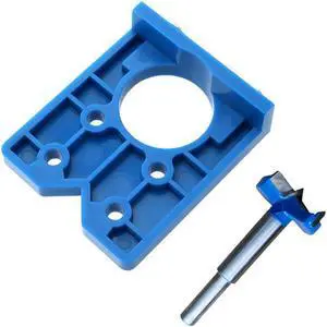 Drill Bits Set Concealed Hinge Boring Jig Wood Cutter Carpenter Woodworking Diy Tools