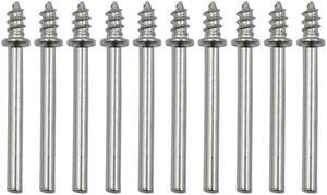 Dremel Style Accessory 10pcs Rotary Mandrel Wool Polishing Grinding Wheel Head Connecting Shank Power Tool Accessories