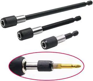 1/4 Inch Quick Hex Shank Release Magnetic Electric Screwdriver Extension Bit Holder 60 100 150mm Extension Rod Tools