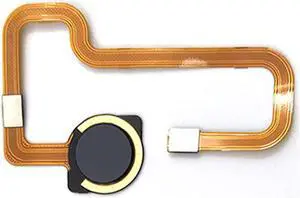 Fingerprint Scanner Flex Cable Touch ID Sensor With Extended Flex Cable Smartphone Parts For Xiaomi Redmi Note 8T - Black