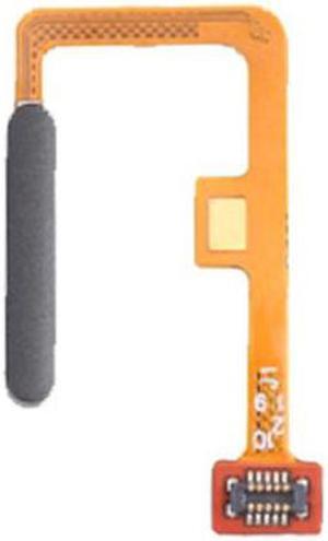 Fingerprint Scanner Flex Cable Mi11 Lite 5G Touch ID Sensor Home Button Key Smartphone Repair Parts For Xiaomi Mi 11 Lite  Black