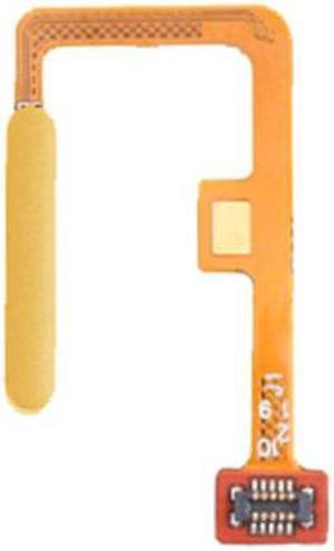 Fingerprint Scanner Flex Cable Mi11 Lite 5G Touch ID Sensor Home Button Key Smartphone Repair Parts For Xiaomi Mi 11 Lite  Gold