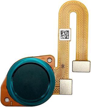 5pcs/lot New Fingerprint Sensor G9 Power Home Button Reader Touch ID Flex Cable For Moto G9 Power Fingerprint Sensor (Green)
