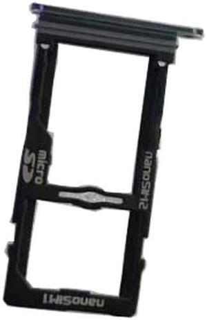 SIM and microSD Tray Slot For LG G8S ThinQ G810 LMG810 LM-G810 - Black
