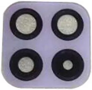 Camera Rim Lens Cover with Adhesive Sticker For Samsung Galaxy A22 4G A225F - Purple
