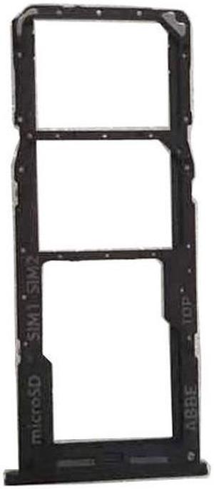 10pcs/lot For Samsung Galaxy A22 4G A225F Micro SD Card Slot Dual SIM Card Tray Holder Replacement Part - Black