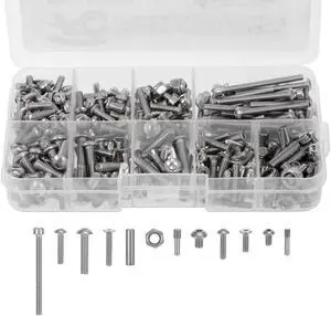 RC Screws Stainless Steel Screws Kit for Traxxas E-REVO 1/10 RC Car Big-Foot Truck
