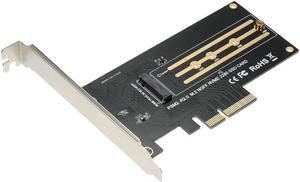 M.2 NVME Adapter Card M.2 M-key to PCI-E X4 Expansion Card SSD Adapter Card Support NVME High-speed Protocol Wide Compatibility