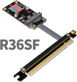 ADT-Link PCI-E x16 To miniPCIe Extension Cord Adapter Cable gen3 8G/bps PCIe x16 mini PCIe For Wireless Card - 3CM