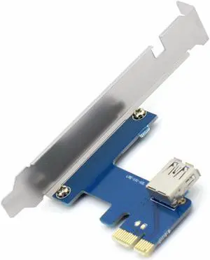 PCIe 1 to 4 PCI Express 1X Slots Riser Card Mini ITX to External 4 PCI-e Slot Adapter PCIe Port Multiplier Card