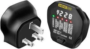 AC09 Socket Tester Electricity Testing Circuit Polarity Detector AC Electric Voltage indicator RCD Leakage Tester