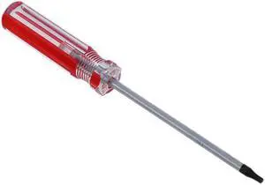 Red Clear Plastic Handle T15 Security Torx Screwdriver Tool