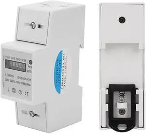 220V Digital DIN-Rail Electric Meter 1-phase 2 Wire 2P DIN-Rail Electronic Energy Meter KWh Meter(20(80)A)