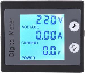 Power Meter 80-260V AC 10A Digital Monitoring Multimeter Ammeter Voltmeter Power Monitor Energy Tester