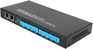 XXS-SFP-8F2G Gigabit Ethernet Fiber Switch 1.25G Transceiver DC 5V/3A 10/100/1000Mbs Measuring Tools Electronic Supply