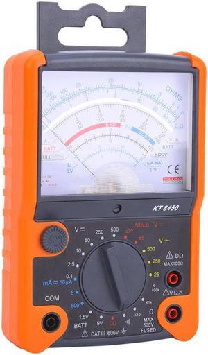 KT8450 Digital Multimeter High-Accuray Handheld Pointer Multimeter DC Voltage Current Resistance Testers